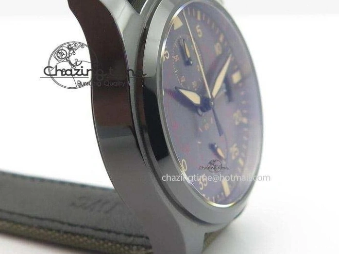 MIROTIME 0401 Pilot Top Gun Miramar IWC388002 ZF 1:1 Best Edition Ceramic Case On Nylon Strap A Practical 7345